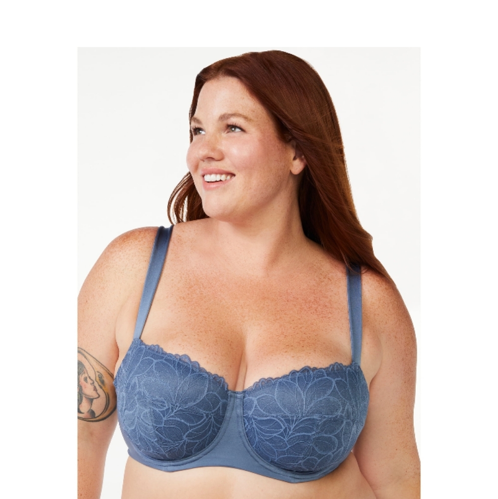 Joyspun Women's & Women's Plus Size Underwire Balconette Bra